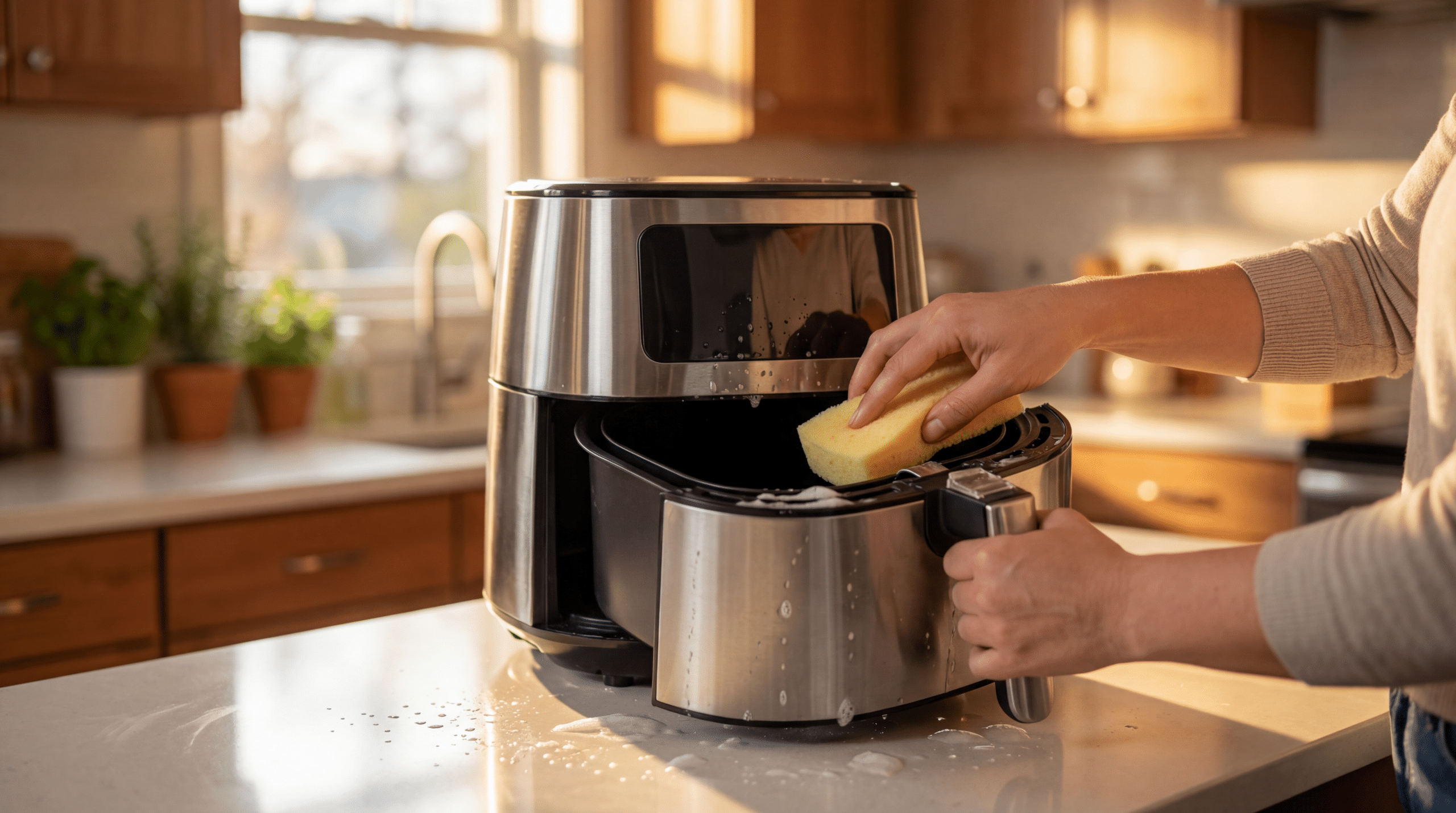 Como higienizar Air Fryer: o guia definitivo para limpar sem estragar o antiaderente
