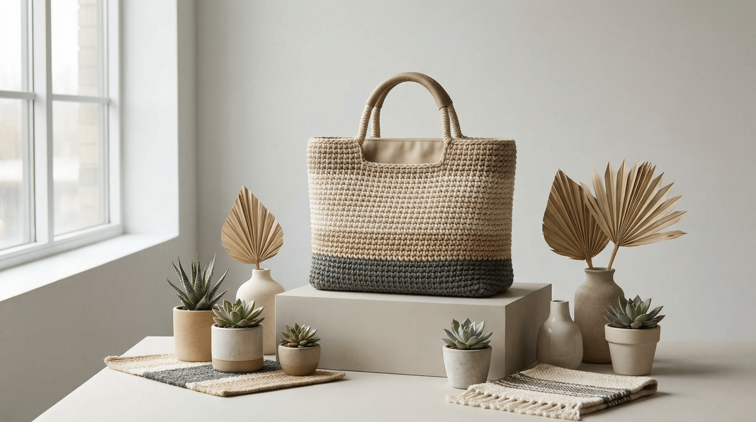 Acessório indispensável: como a bolsa de crochê pode elevar qualquer combinação de roupa
