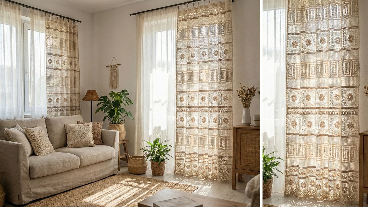 Cortinas de Crochê: A Tendência que Une Modernidade e Aconchego