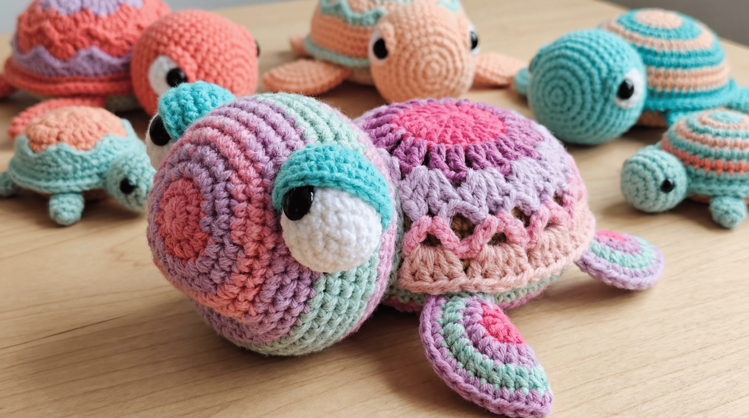 Tartaruga de crochê sensorial: como criar o brinquedo que estimula o desenvolvimento infantil