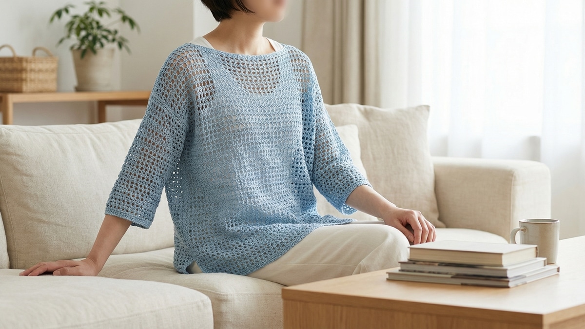 Renove o guarda-roupa fazendo suas próprias blusas de crochê