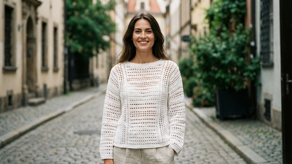 Arrase no look usando blusas de crochê criativas e super confortáveis