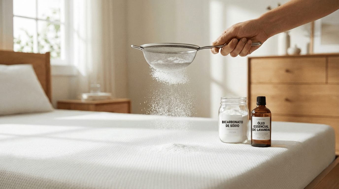 Despeje meio copo deste ingrediente no colchão para eliminar ácaros e odores sem esforço
