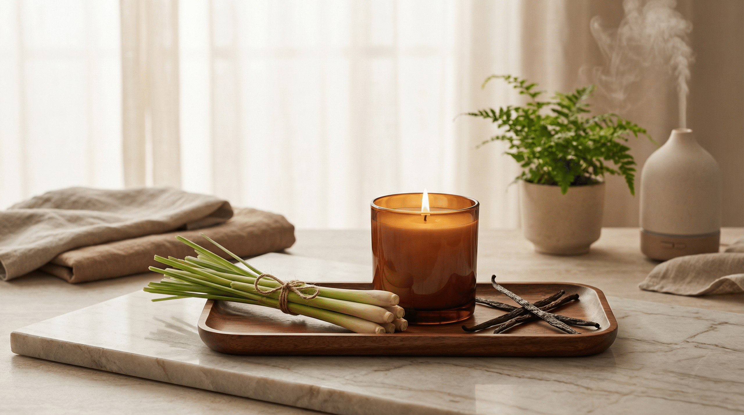 O aroma de capim-limão com baunilha que traz a sensação de luxo e frescor para o dia a dia