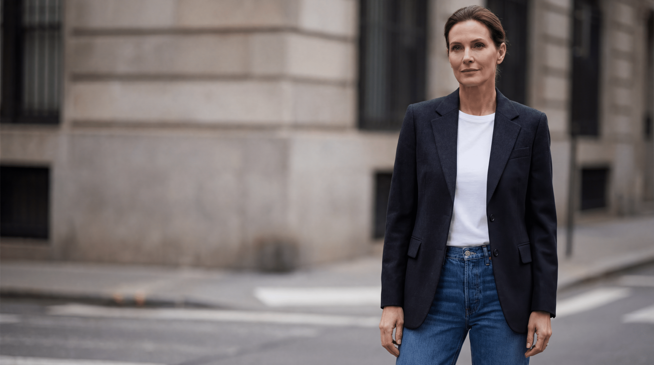 O truque da terceira peça que faz qualquer look básico parecer de luxo instantaneamente