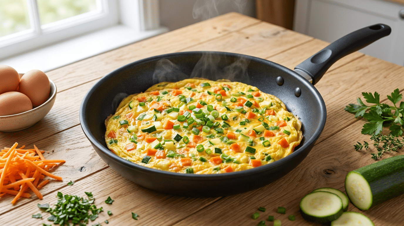 Diga adeus à farinha de trigo com esta torta de legumes que fica pronta em apenas 10 minutos