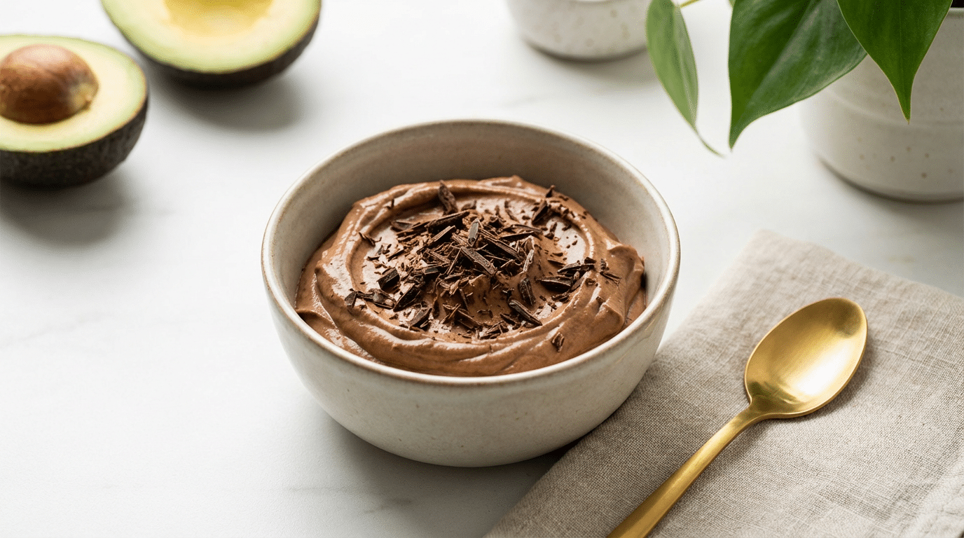 Esse creme de abacate com cacau mata a vontade de doce e ainda ajuda a desinchar a barriga