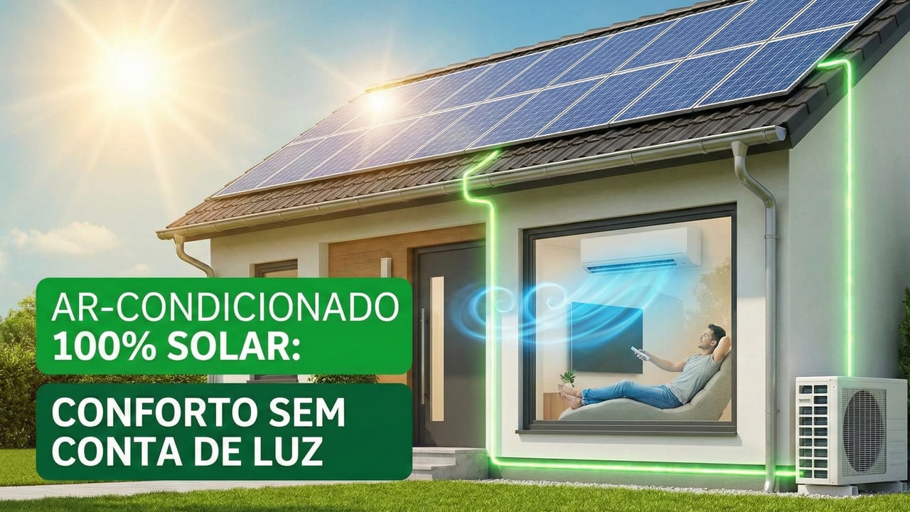 Energia Solar: Quantas placas são necessárias para um Ar-Condicionado