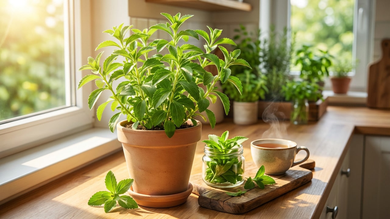 Adeus, açúcar: planta fácil de cultivar adoça 300 vezes mais direto do jardim