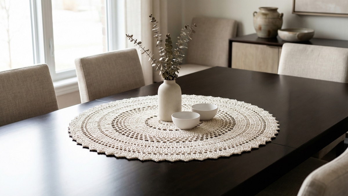 12 Centros de mesa em crochê que trazem sofisticação para a decoração