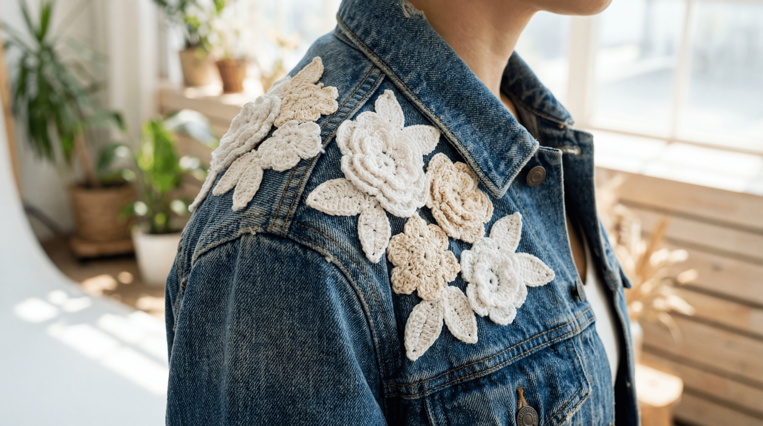 16 Flores de crochê para aplicação: como personalizar roupas e acessórios com delicadeza
