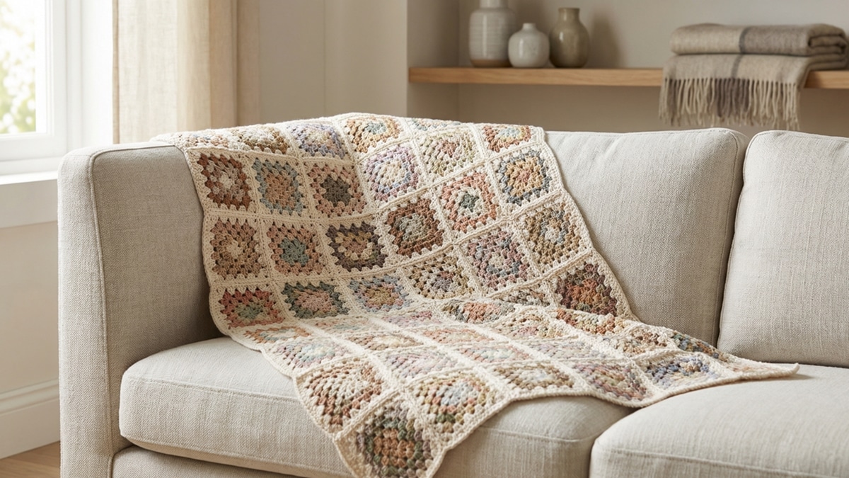 Crie peças únicas com estes squares de crochê e gráficos detalhados