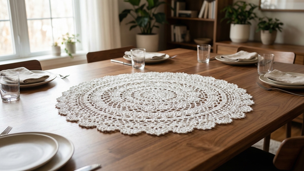 Veja centros de mesa em crochê que trazem elegância para sua casa