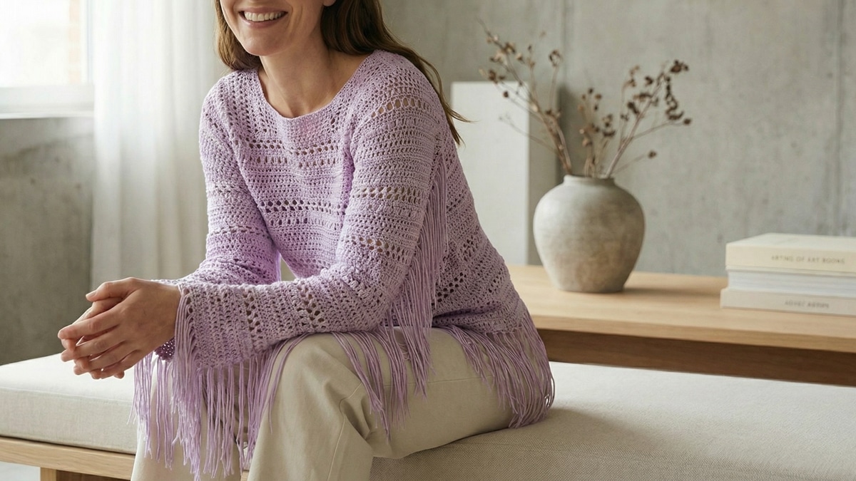 Renove seu guarda-roupa com o estilo único das blusas de crochê