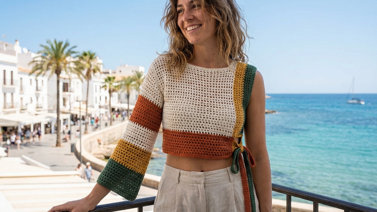 Arrase no verão com croppeds de crochê cheios de estilo e charme
