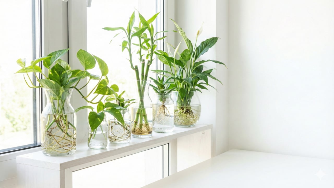 As espécies de plantas que crescem direto na água, decoram sem dar trabalho