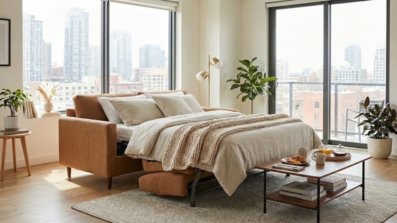 O substituto do sofá-cama que garante mais espaço em casas compactas