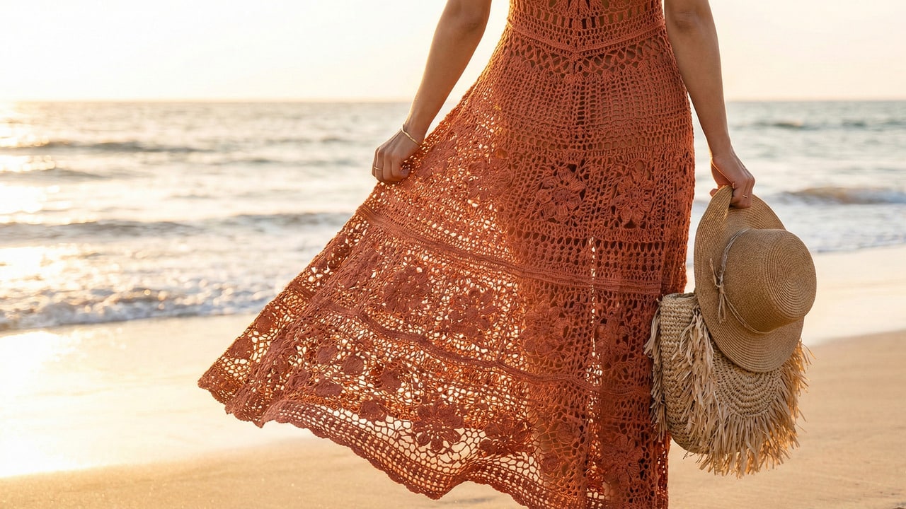 Vestido de Crochê: Modelos Inspiradores e Passo a Passo para Criar o Seu