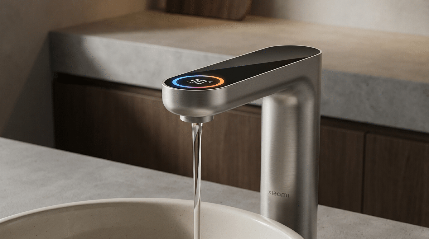 Xiaomi lança torneira inteligente que aquece a água instantaneamente