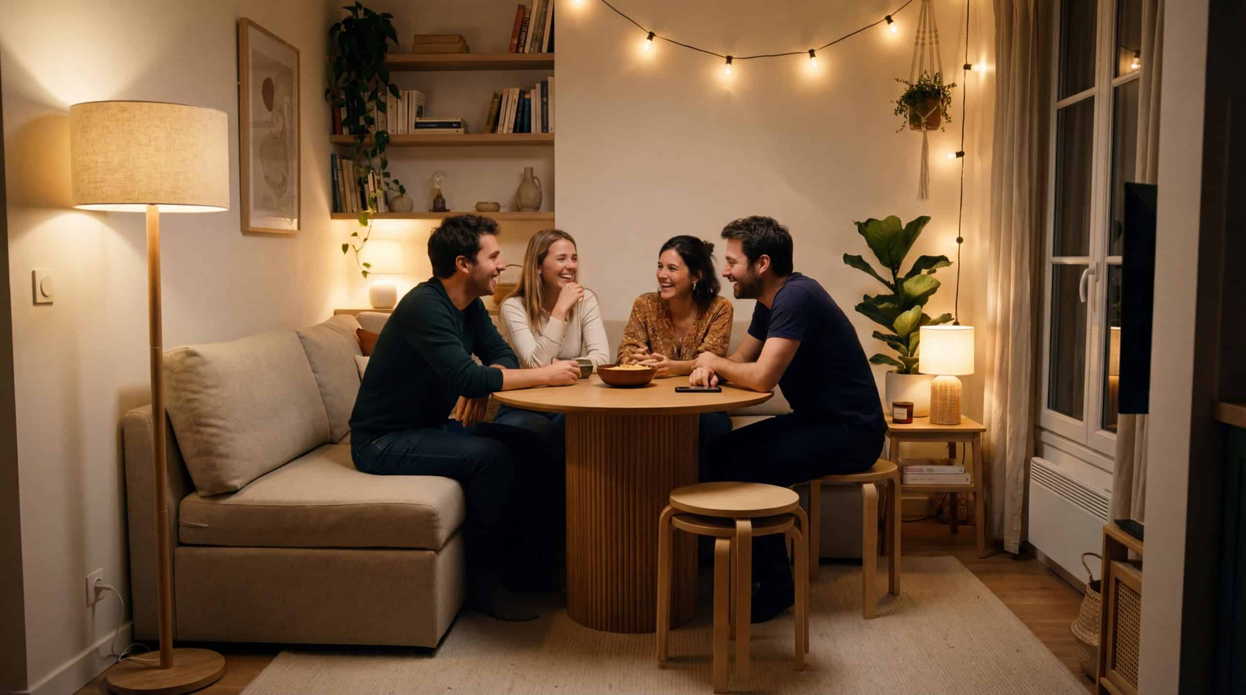 Casa pequena? 5 segredos de decoração versátil para receber muitos amigos