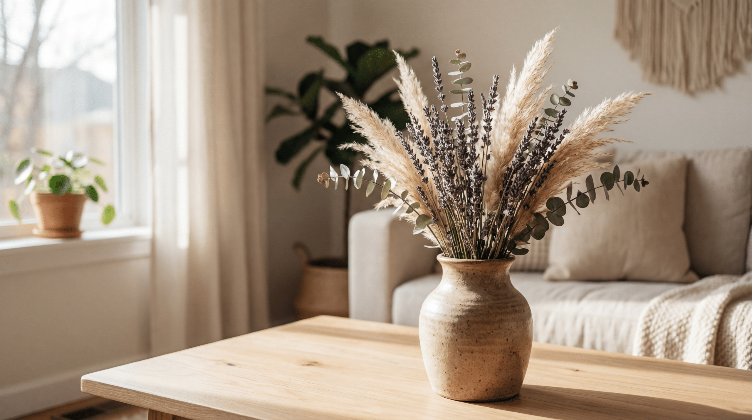 Flores desidratadas na decoração: 5 ideias elegantes para transformar sua casa