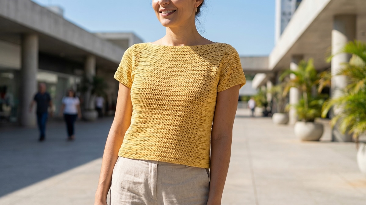 Comece a criar blusas de crochê incríveis com estes gráficos completos