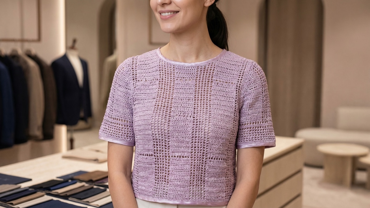 Faça as suas blusas de crochê que exalam elegância para 2026