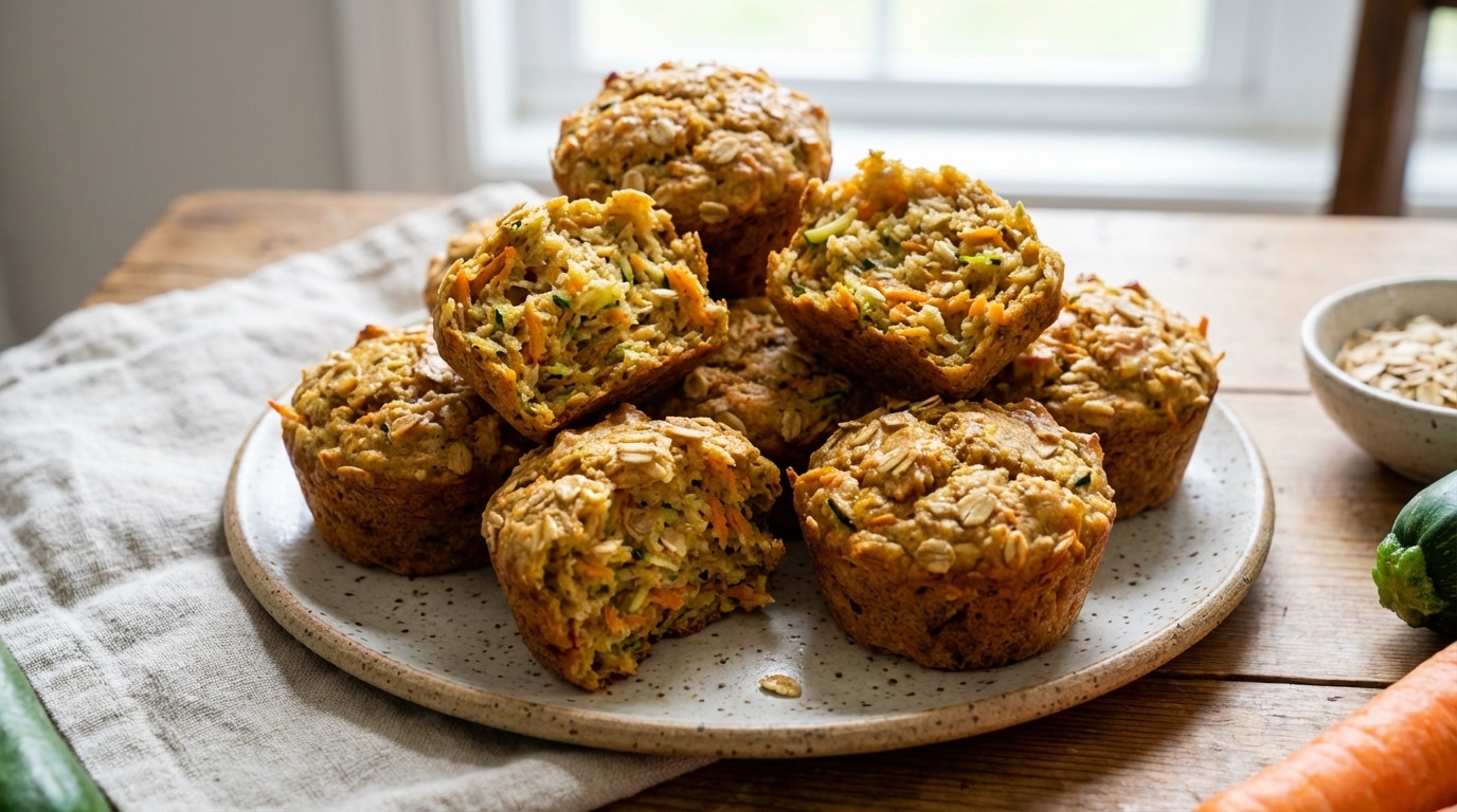 Faça esse bolinho vegetariano e saúdavel para lanchar a semana inteira
