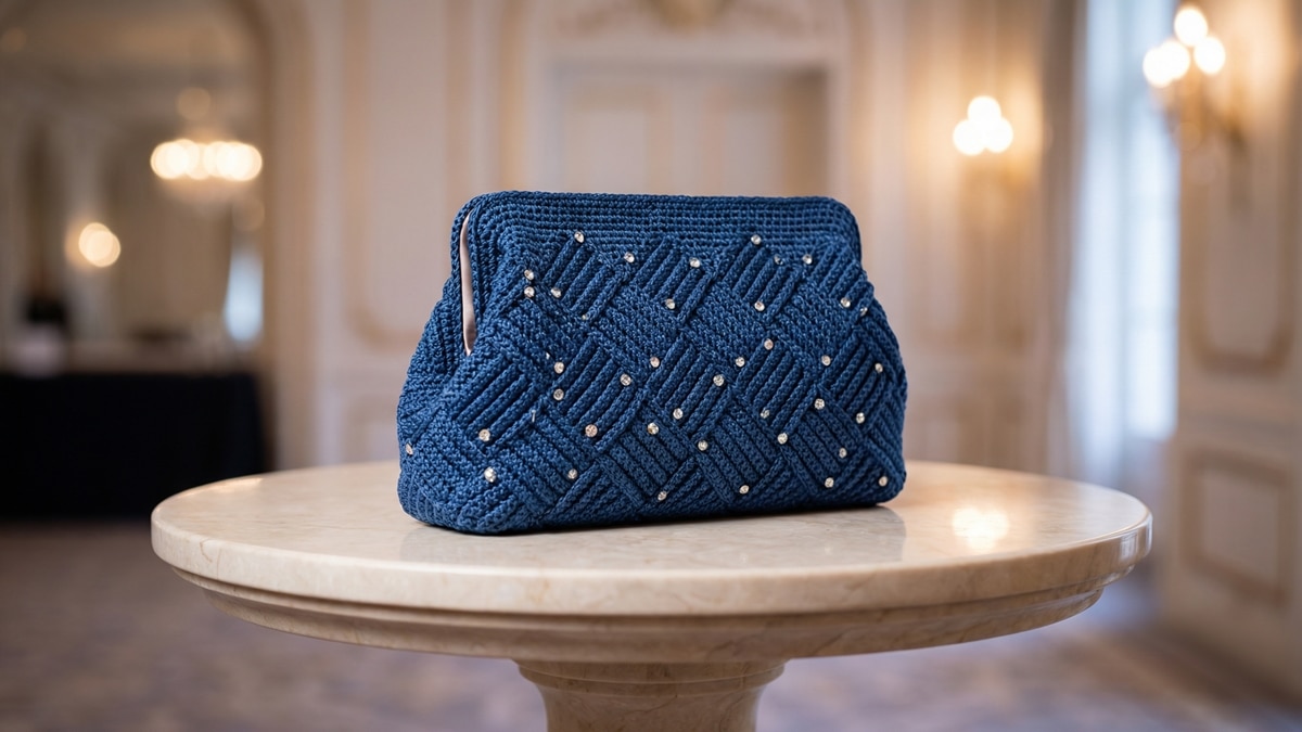 Eleve seu nível com bolsas de crochê de luxo dignas de passarela