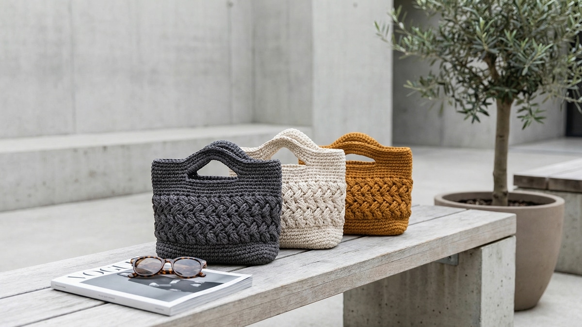 Arrase com 13 ideias criativas de bolsas de crochê maravilhosas