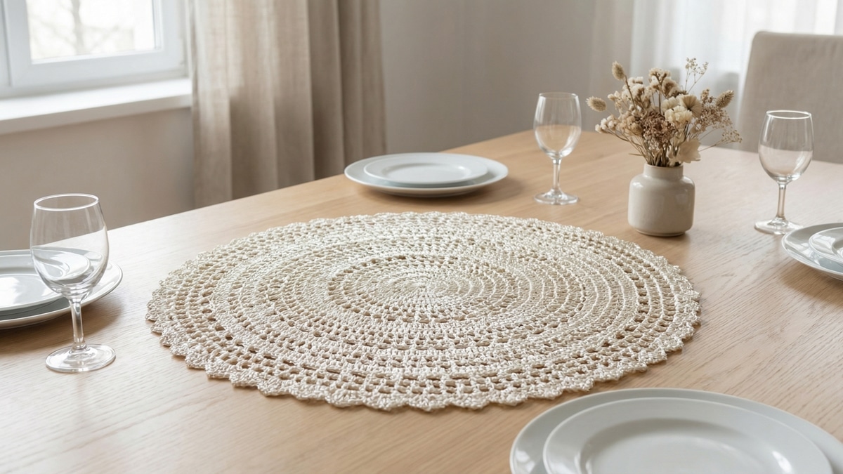 Centros de mesa em crochê que vão renovar o visual do seu lar!