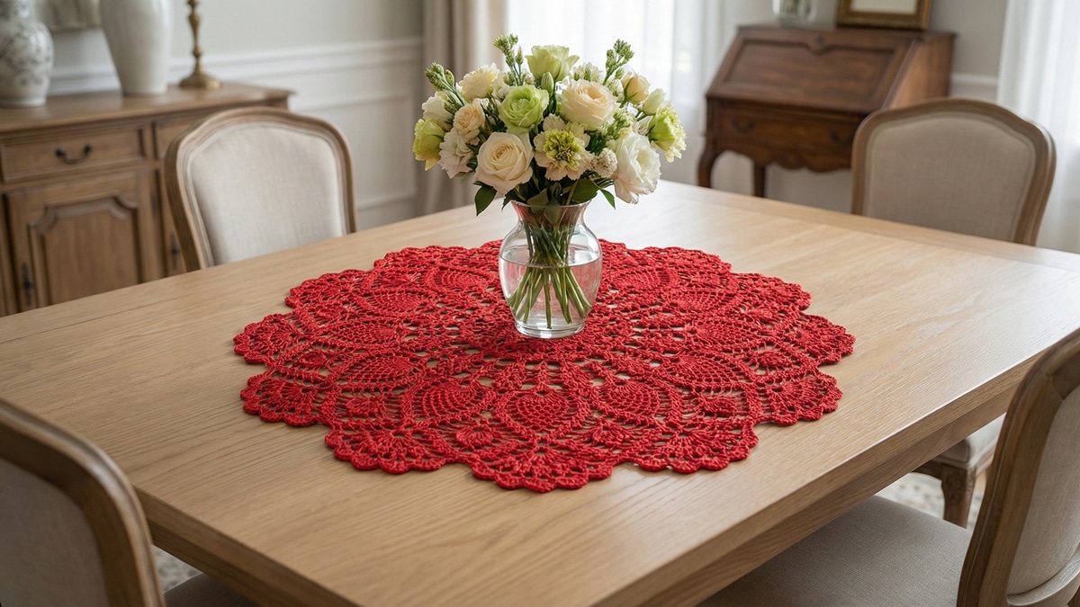 Decore a sua casa com os mais lindos centros de mesa em crochê