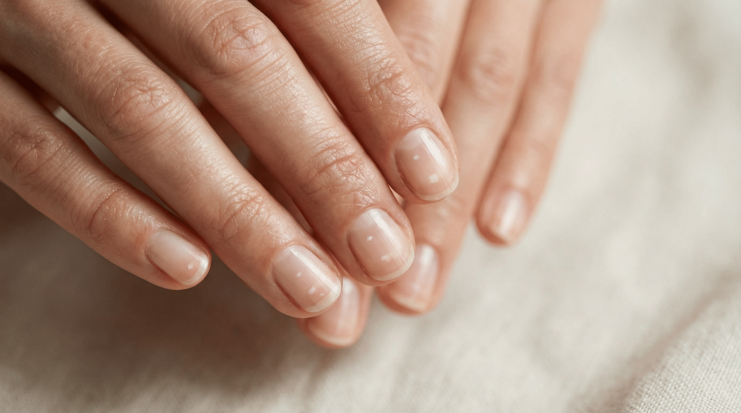 O que significam manchas brancas nas unhas?