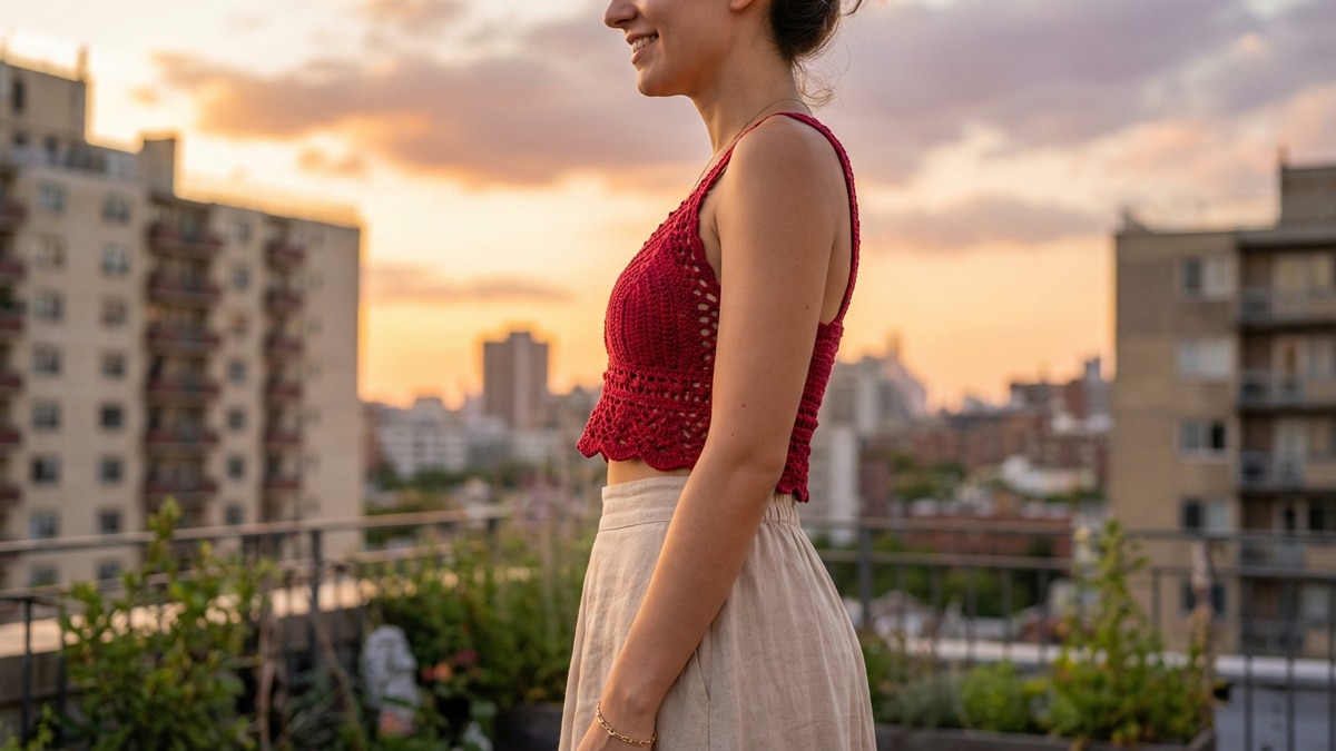 Croppeds de crochê para criar os looks mais fofos para 2026!