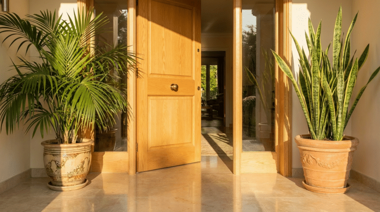 Entrada de Casa Elegante Verão