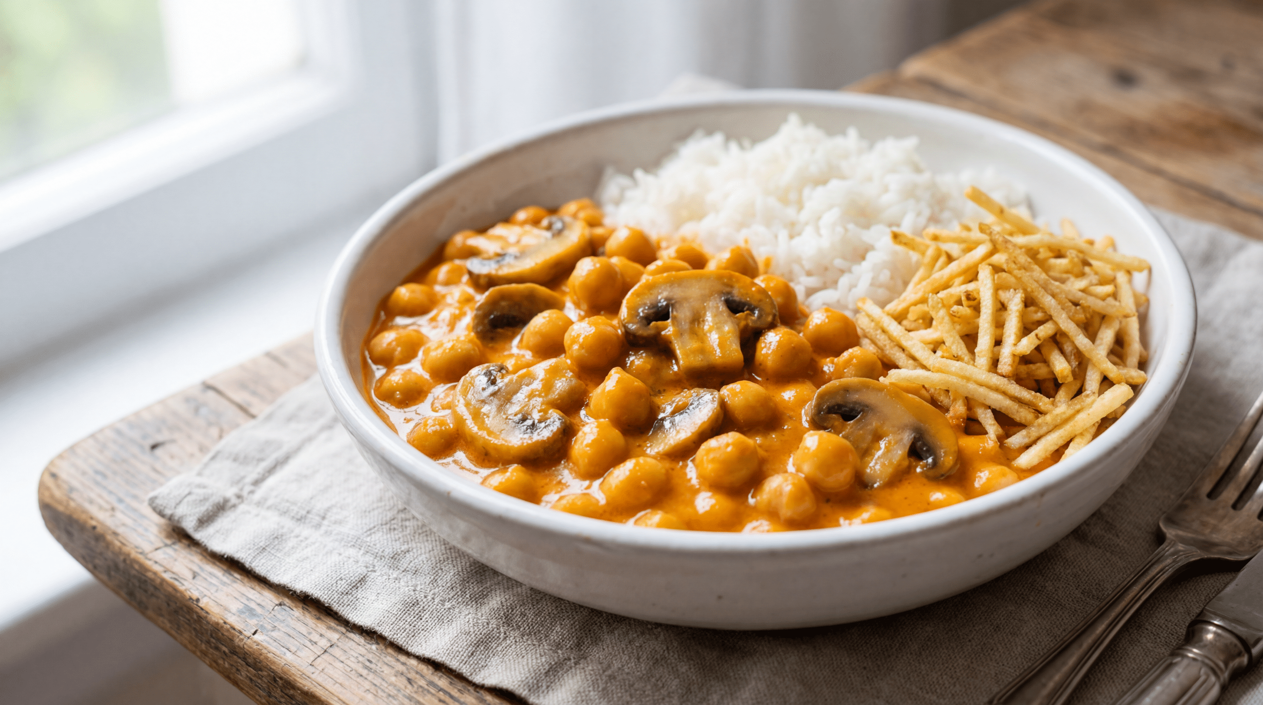 Estrogonofe de grão de bico: Conheça a receita vegetariana fácil e deliciosa