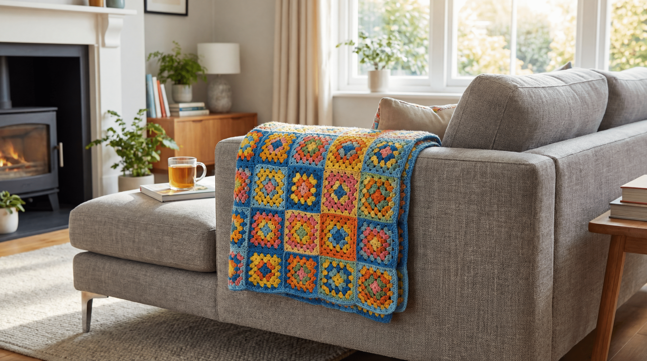 Squares de crochê: 5 formas criativas de usar o “quadradinho da vovó” na decoração