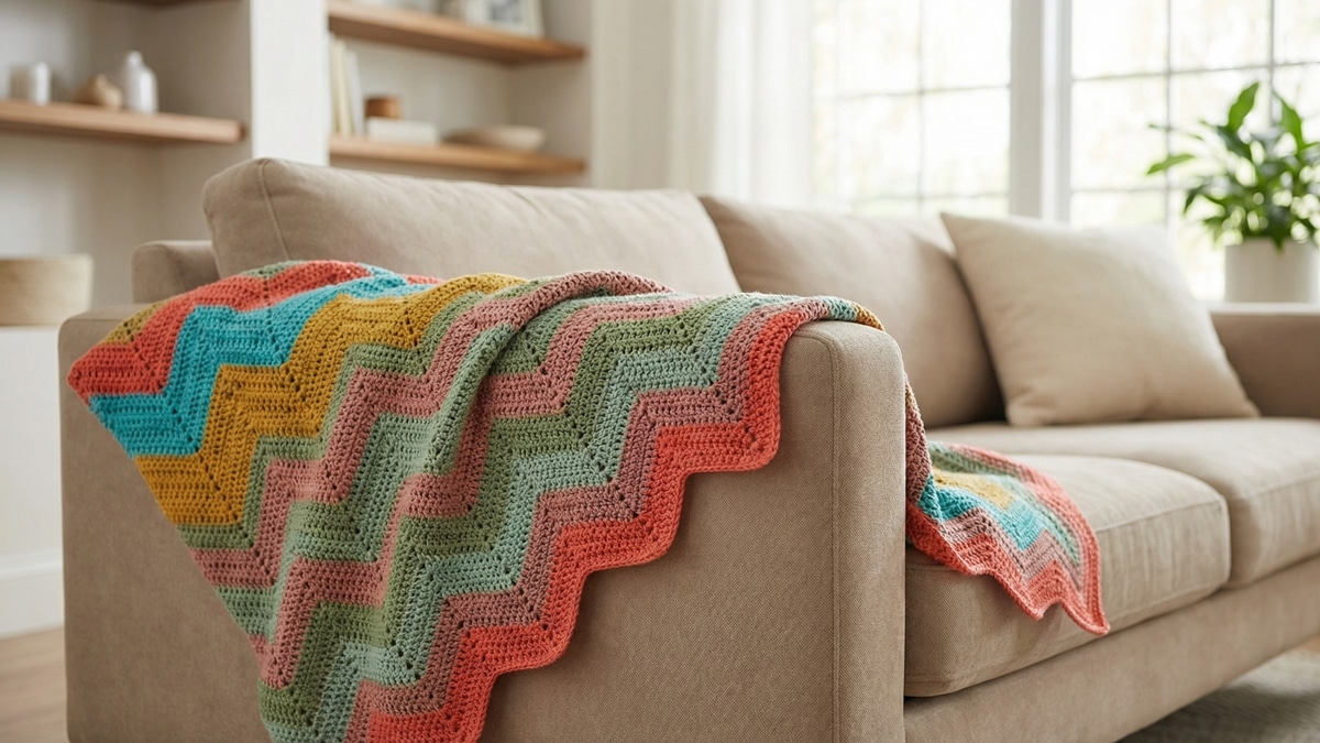 15 mantas de crochê que trazem conforto e estilo para sua casa