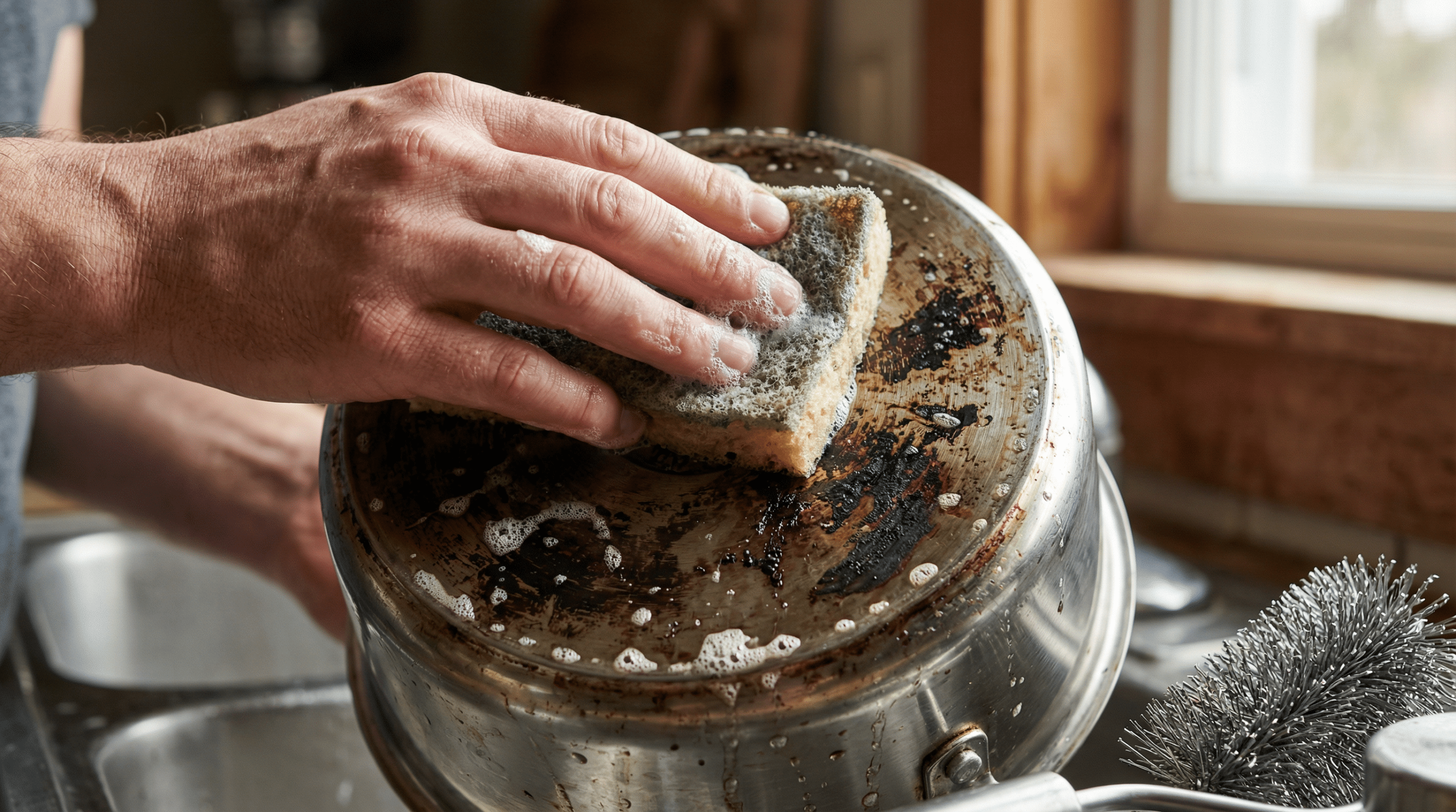 Panela queimada? 5 truques infalíveis para limpar o fundo sem esforço