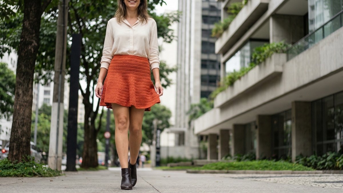 Crie os looks mais lindos com essas saias de crochê que encantam