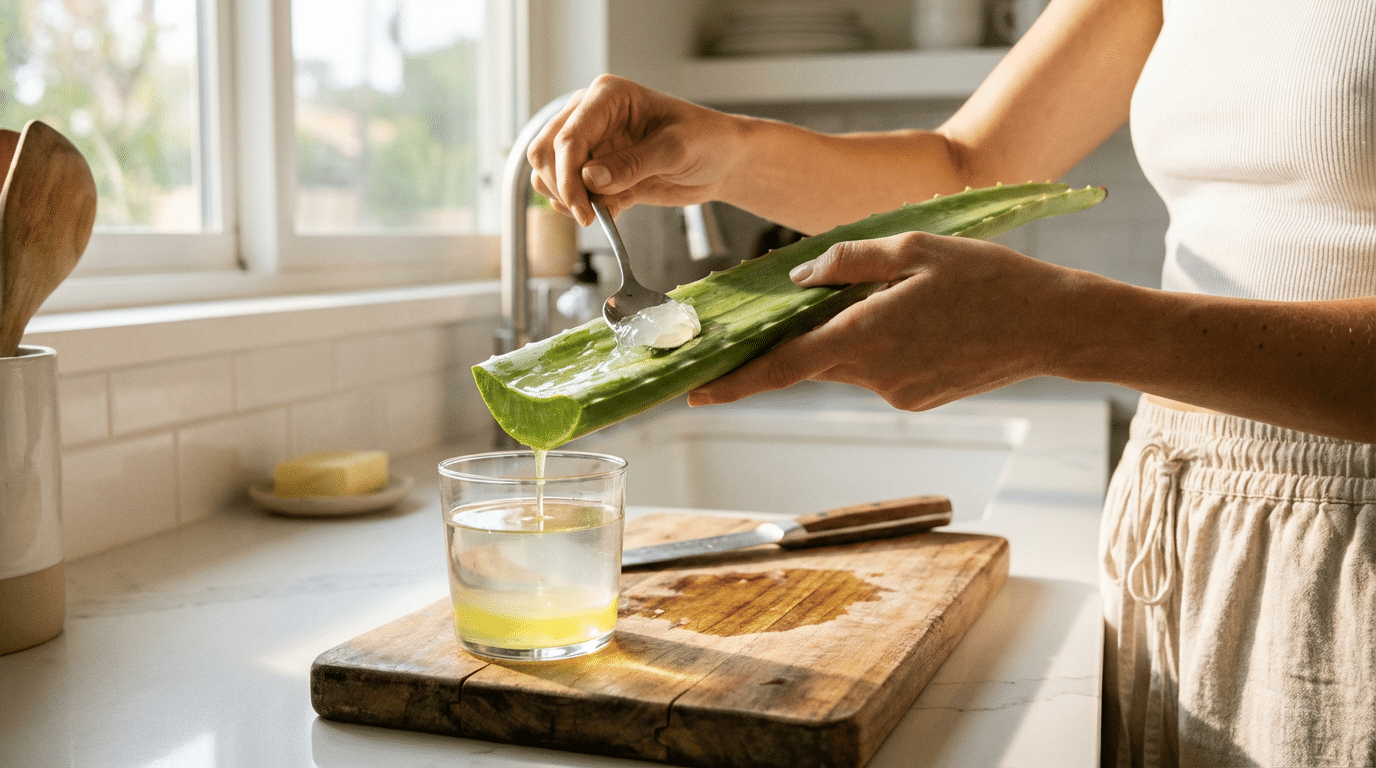 Como preparar aloe vera para cabelos saudáveis ​​e hidratados da raiz às pontas