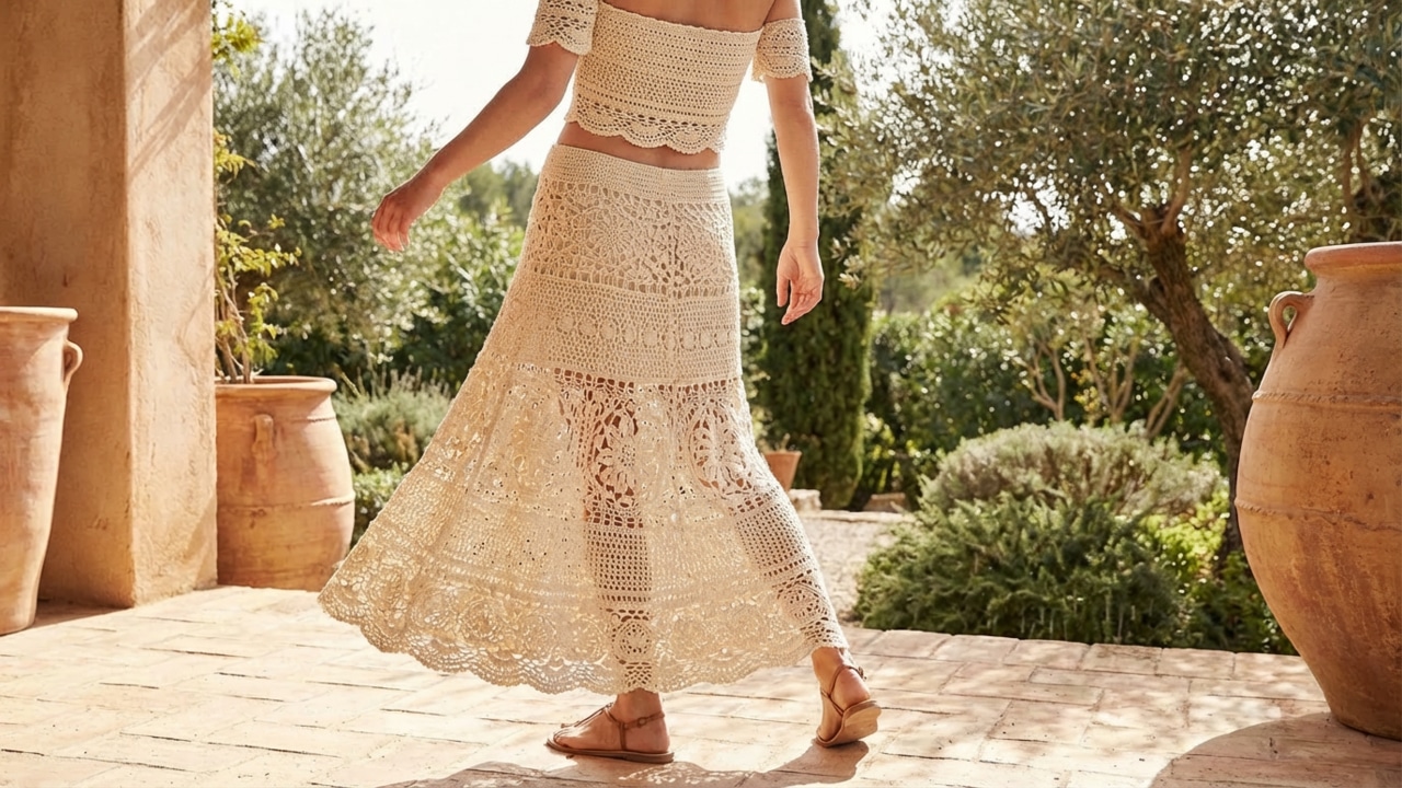 Saia de crochê: formas de usar o item com muito estilo na moda urbana