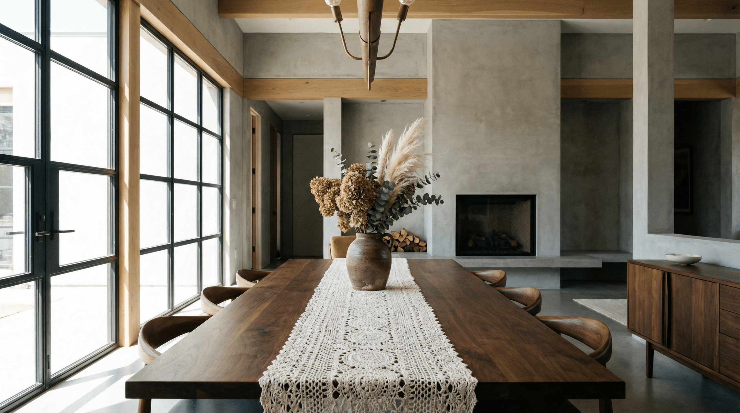 Caminhos de mesa em crochê: pontos que deixam a decoração mais sofisticada