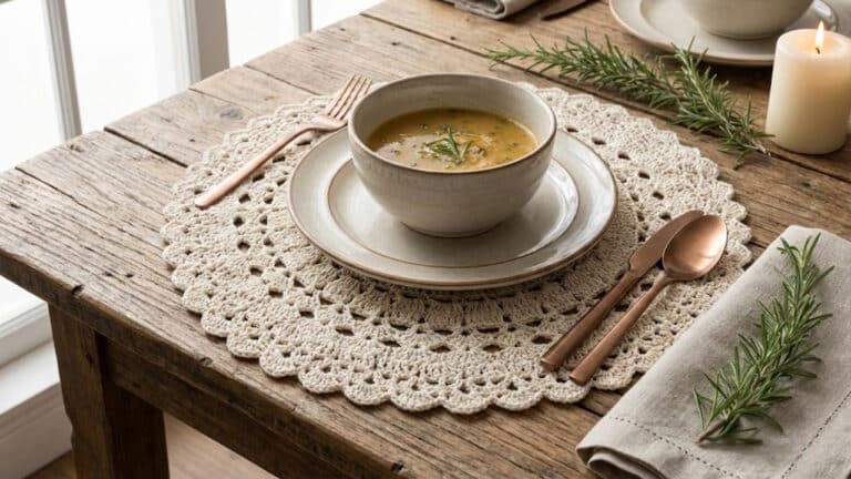 Sousplat de crochê fácil: veja lindos modelos com gráficos para sua mesa