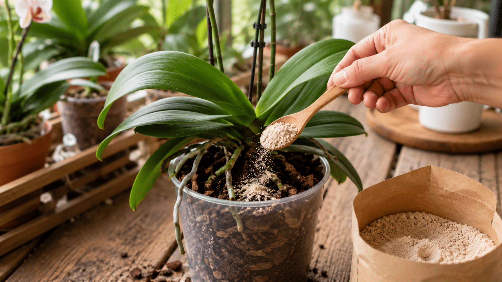 Orquídeas voltam à vida com farinha de ossos: descubra como esse adubo natural fortalece as raízes e estimula florações exuberantes