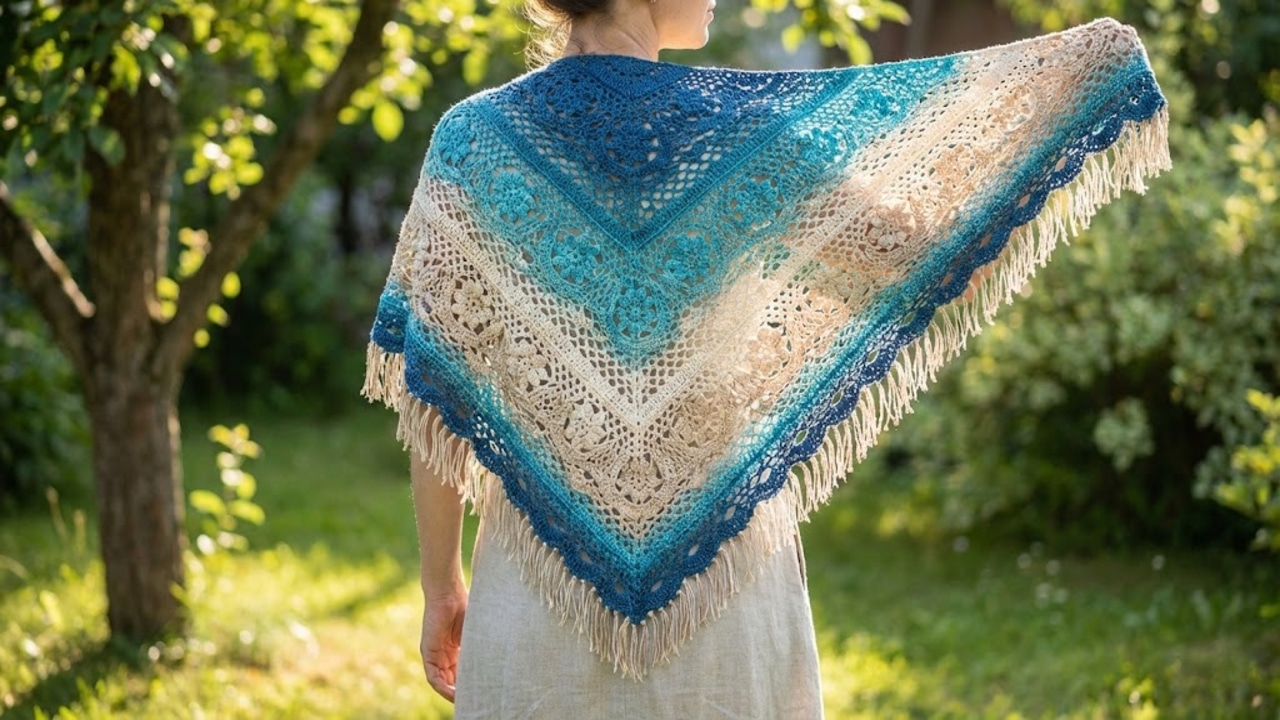 Xales de crochê: modelos elegantes para se aquecer com muito charme em 2026