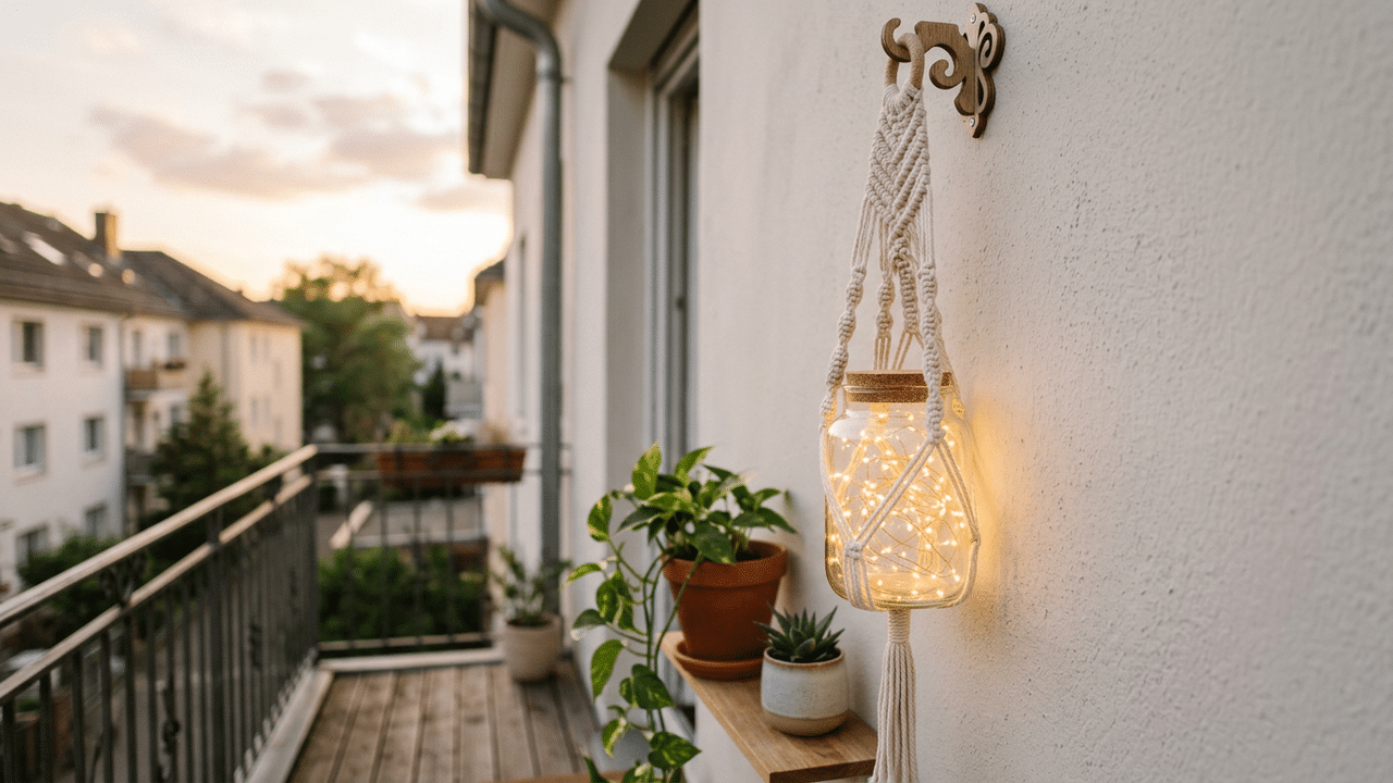 Como transformar potes de vidro em luminárias charmosas para varanda em 2026