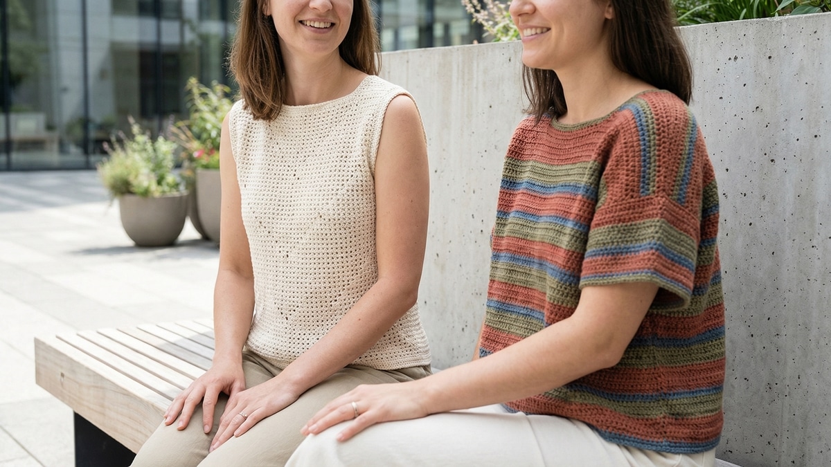 Destaque o seu estilo usando as blusas de crochê que dominam a moda