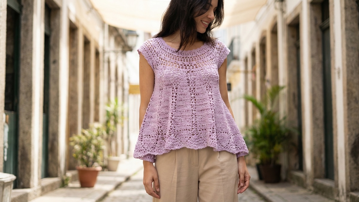 Explore 15 blusas de crochê diferentes e veja uma vídeo aula completa