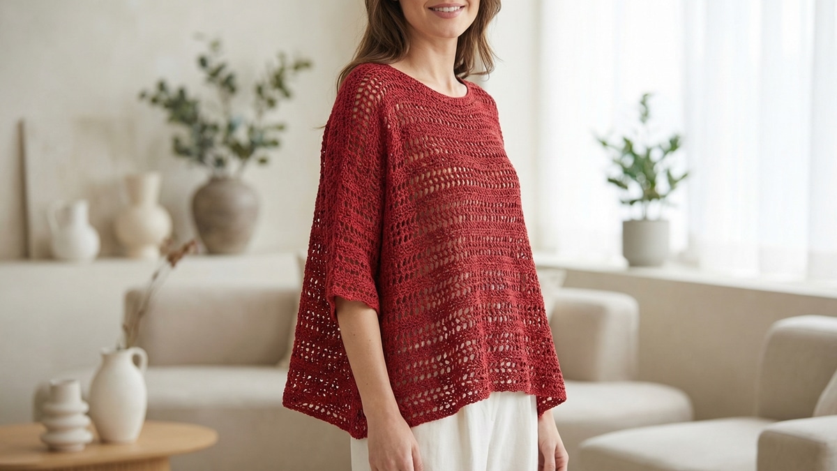 Explore as blusas de crochê que são tendência atemporal em 2026